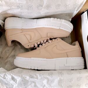 Nike Air Force 1 Low Pixel Particle Beige Size 6